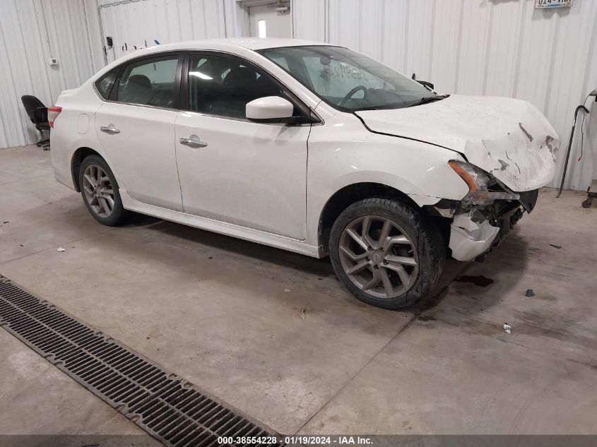 Lot #2539240580 2014 NISSAN SENTRA SR salvage car