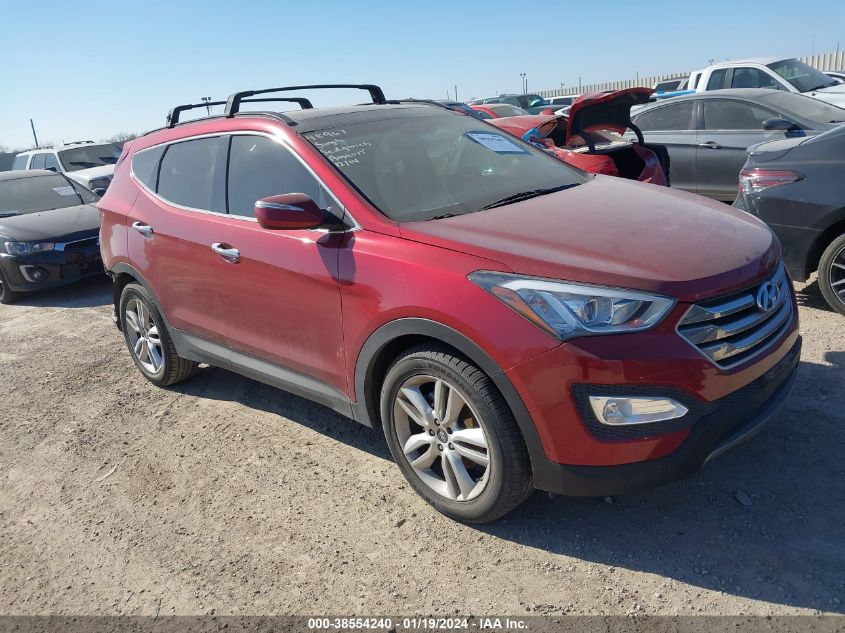 Lot #2539240578 2016 HYUNDAI SANTA FE SPORT 2.0L TURBO salvage car