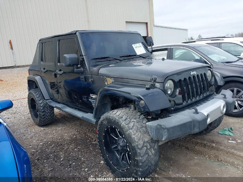 2014 JEEP WRANGLER UNLIMITED SAHARA - 1C4BJWEG8EL118589