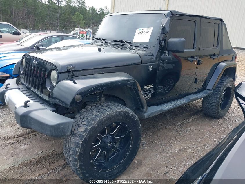 2014 JEEP WRANGLER UNLIMITED SAHARA - 1C4BJWEG8EL118589