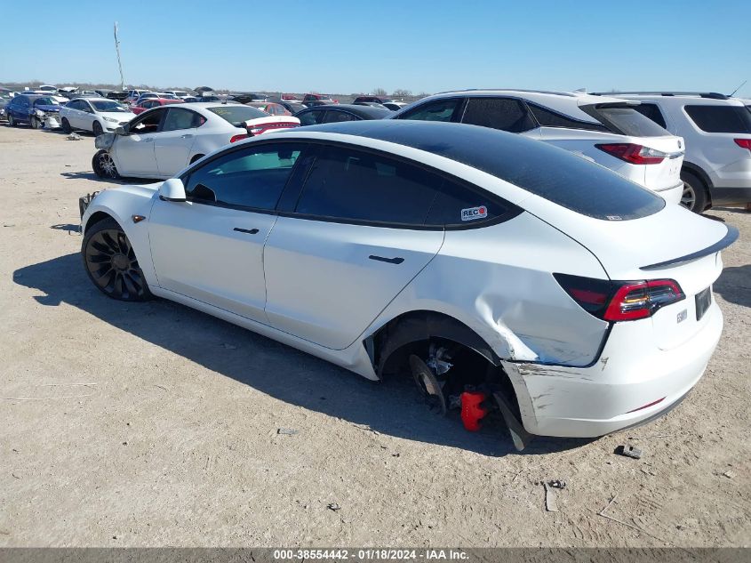 2023 TESLA MODEL 3 PERFORMANCE DUAL MOTOR ALL-WHEEL DRIVE - 5YJ3E1EC6PF479947