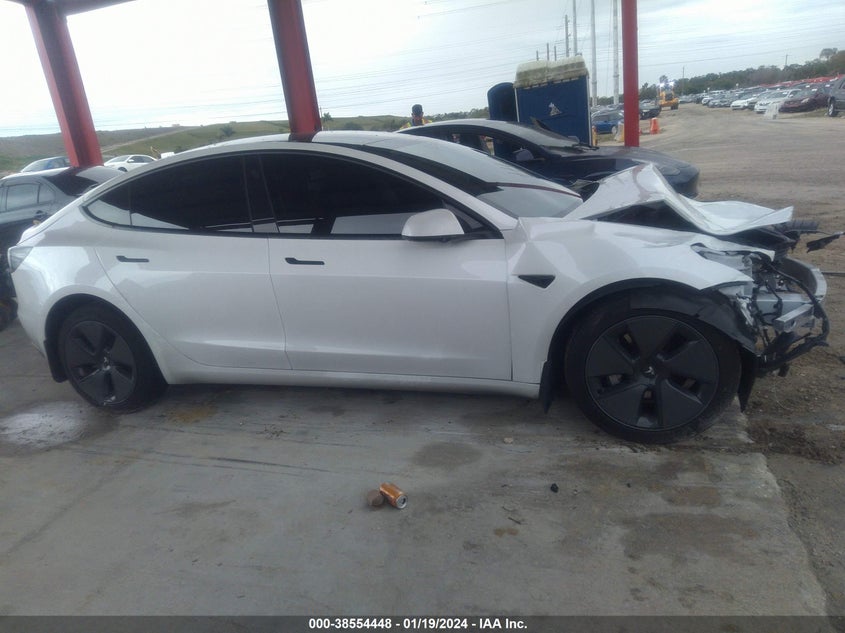 VIN 5YJ3E1EB6MF051007 2021 TESLA MODEL 3