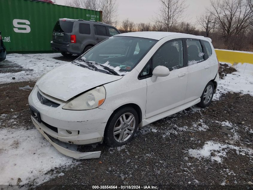 JHMGD38637S009074 | 2007 HONDA FIT