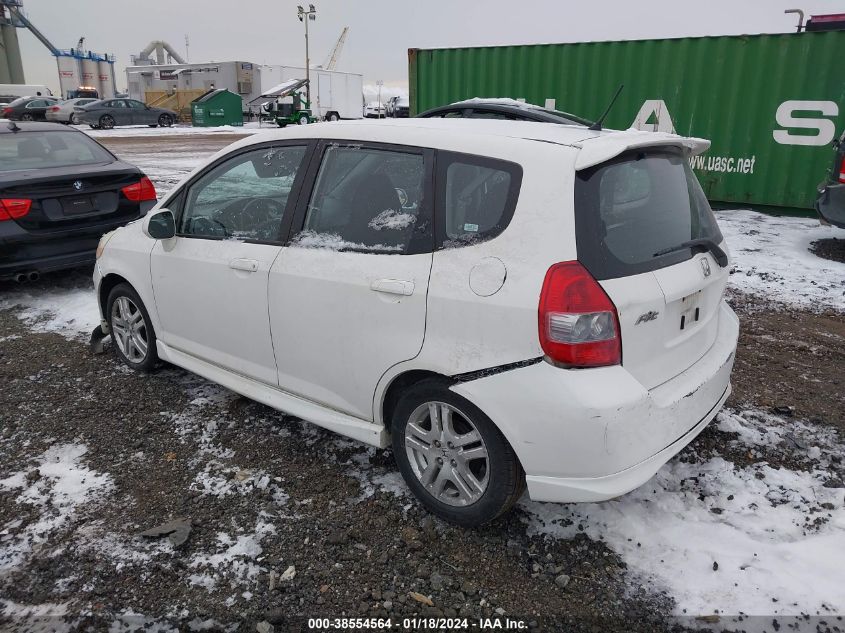 JHMGD38637S009074 | 2007 HONDA FIT