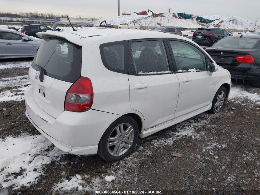 JHMGD38637S009074 | 2007 HONDA FIT