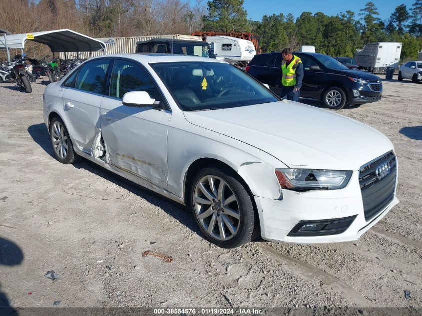 2013 AUDI A4 PREMIUM PLUS - WAUFFAFL8DN010703