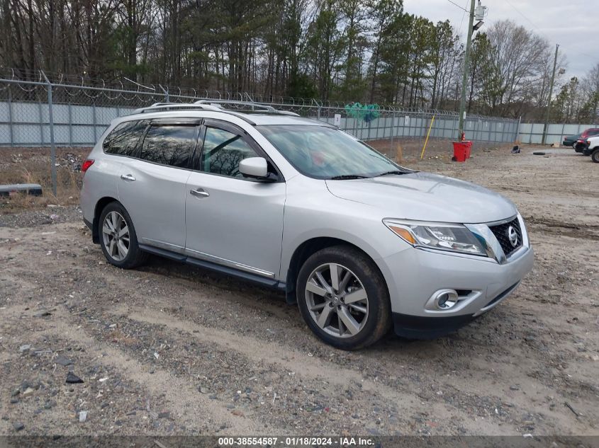 2014 NISSAN PATHFINDER PLATINUM - 5N1AR2MM7EC620901