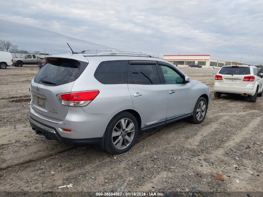 2014 NISSAN PATHFINDER PLATINUM - 5N1AR2MM7EC620901