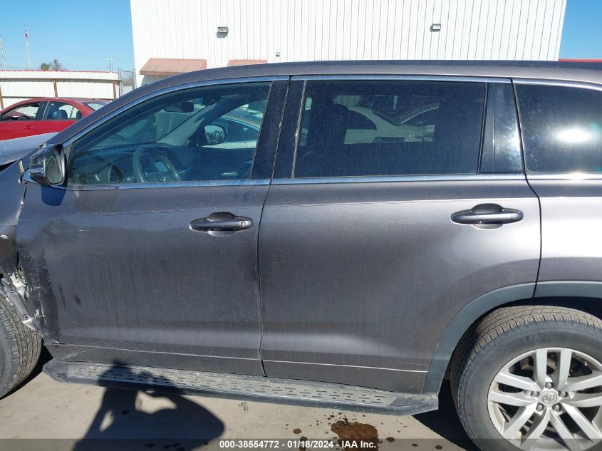 2015 TOYOTA HIGHLANDER LE - 5TDZARFH4FS015824