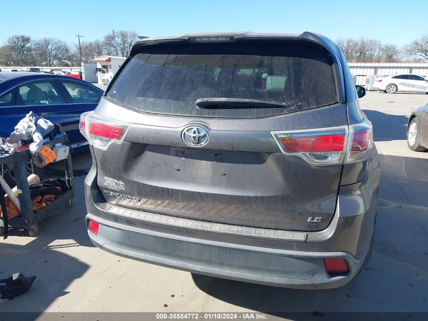 2015 TOYOTA HIGHLANDER LE - 5TDZARFH4FS015824