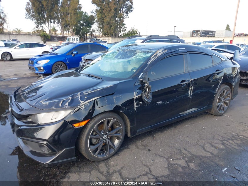 VIN 19XFC2F83KE200004 2019 HONDA CIVIC SPORT