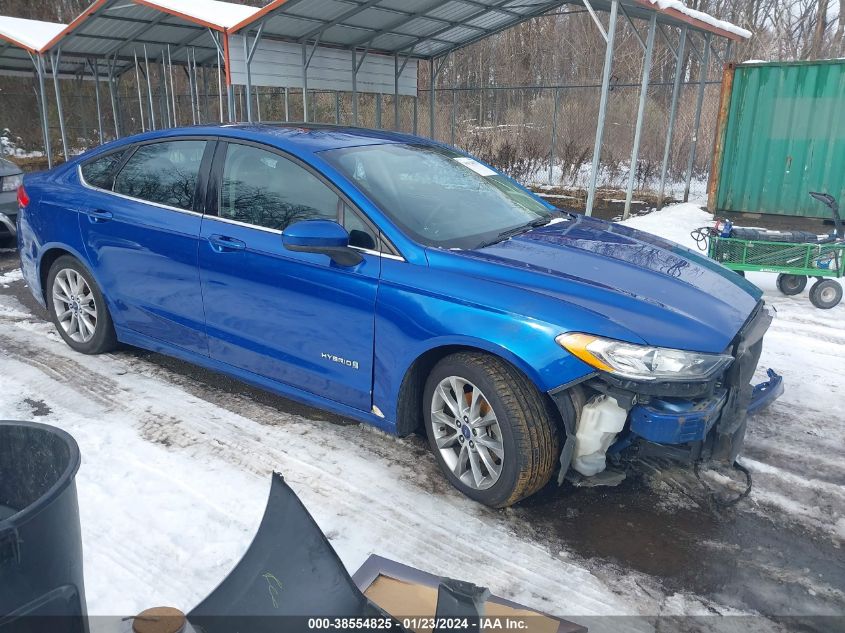 3FA6P0LU3HR295990 FORD FUSION HYBRID SE HYBRID 2017