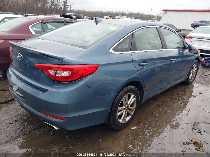 2015 HYUNDAI SONATA SE - 5NPE24AFXFH095298