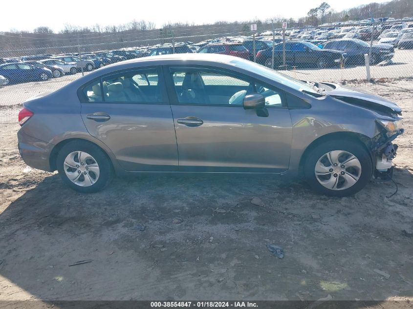 2014 HONDA CIVIC LX - 19XFB2F58EE016741