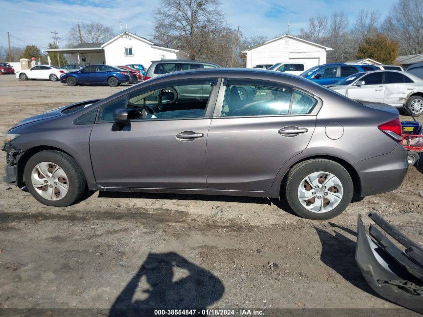 2014 HONDA CIVIC LX - 19XFB2F58EE016741