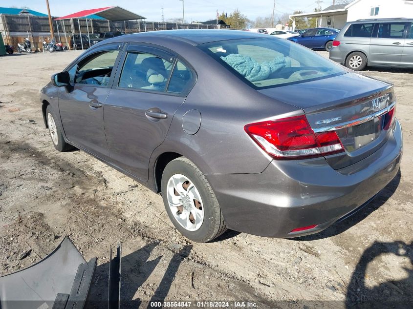 2014 HONDA CIVIC LX - 19XFB2F58EE016741