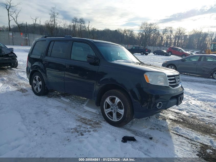 2013 HONDA PILOT EXL - 5FNYF4H50DB073224