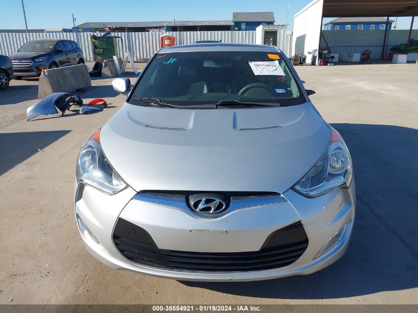 2013 HYUNDAI VELOSTER BASE W/BLACK - KMHTC6AD0DU089152