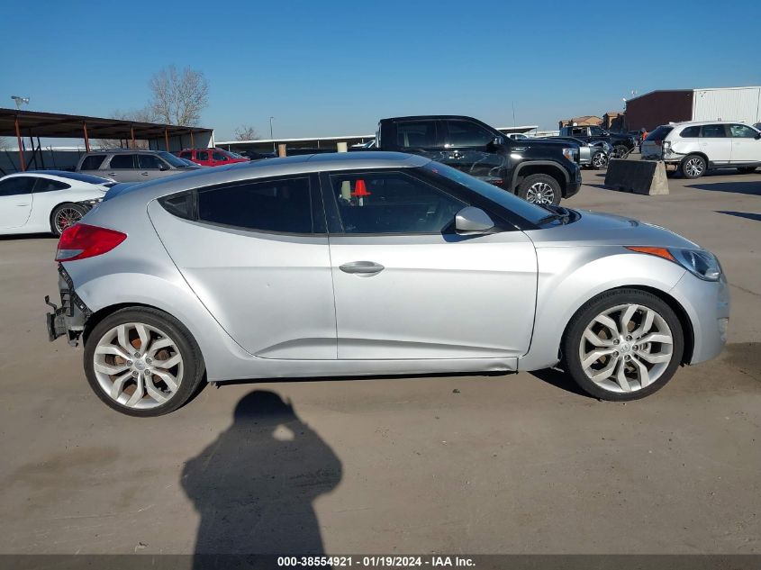 2013 HYUNDAI VELOSTER BASE W/BLACK - KMHTC6AD0DU089152
