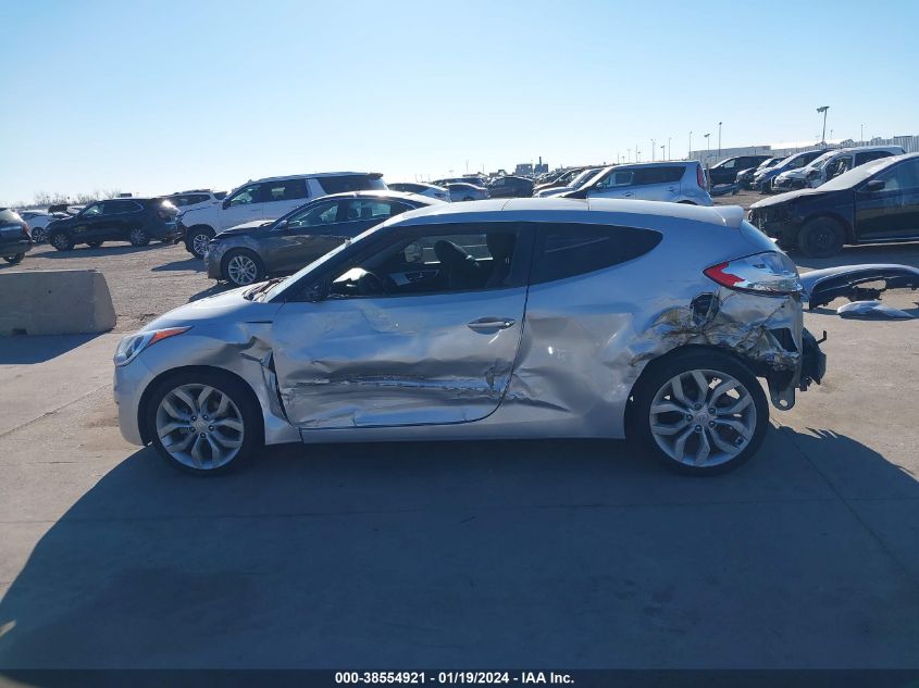 2013 HYUNDAI VELOSTER BASE W/BLACK - KMHTC6AD0DU089152