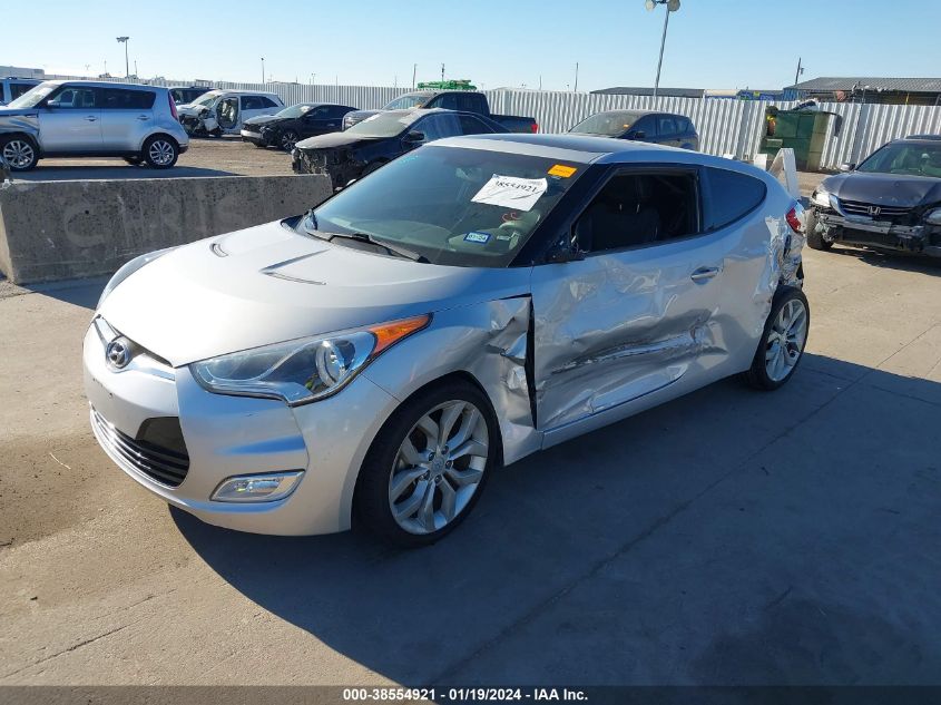 2013 HYUNDAI VELOSTER BASE W/BLACK - KMHTC6AD0DU089152