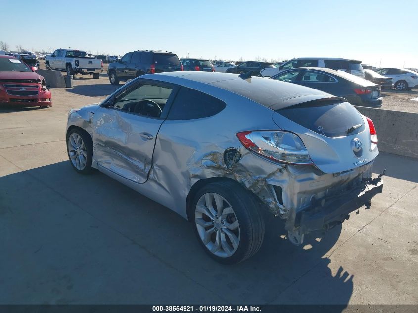 2013 HYUNDAI VELOSTER BASE W/BLACK - KMHTC6AD0DU089152