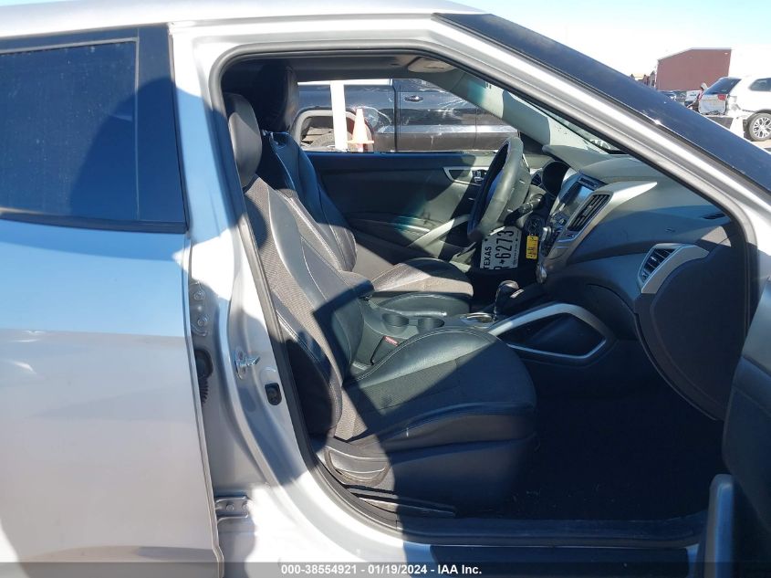 2013 HYUNDAI VELOSTER BASE W/BLACK - KMHTC6AD0DU089152