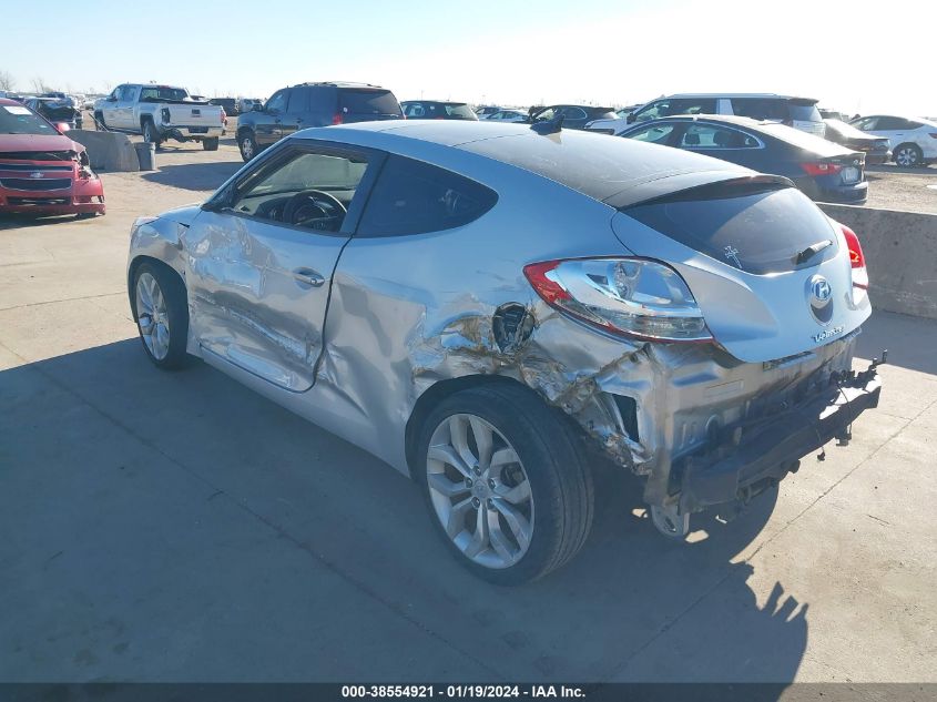 2013 HYUNDAI VELOSTER BASE W/BLACK - KMHTC6AD0DU089152