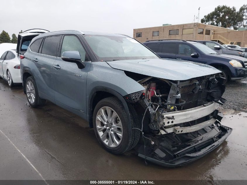 2021 TOYOTA HIGHLANDER HYBRID LIMITED - 5TDDBRCH3MS029738