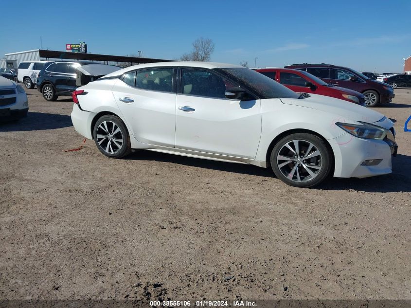 2018 NISSAN MAXIMA 3.5S/SV/SL/SR/PLAT - 1N4AA6APXJC363637
