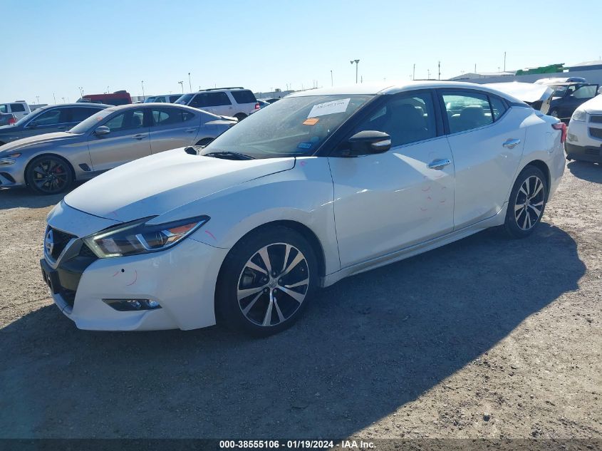 2018 NISSAN MAXIMA 3.5S/SV/SL/SR/PLAT - 1N4AA6APXJC363637