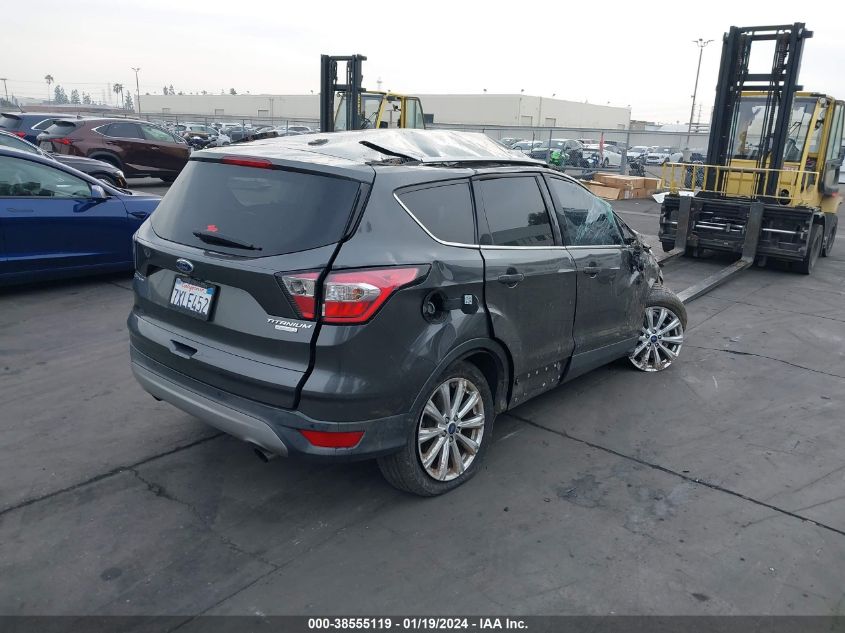 2017 FORD ESCAPE TITANIUM - 1FMCU0J91HUD12455