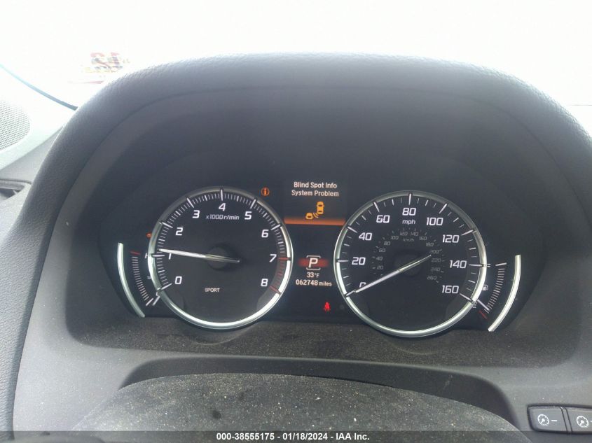 2017 ACURA TLX TECHNOLOGY PACKAGE - 19UUB1F53HA001994