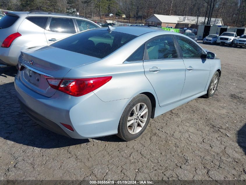 2014 HYUNDAI SONATA GLS - 5NPEB4ACXEH933141