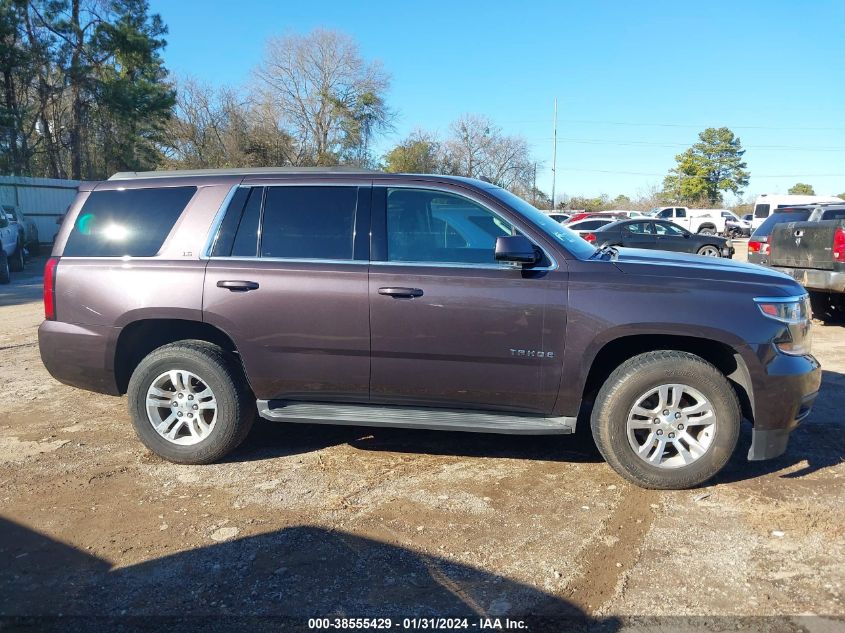2015 CHEVROLET TAHOE LS - 1GNSCAKC5FR736988