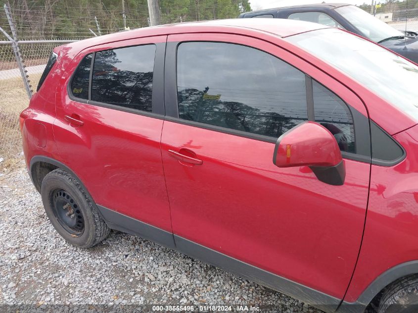 2015 CHEVROLET TRAX 1LS - KL7CJKSB9FB162112