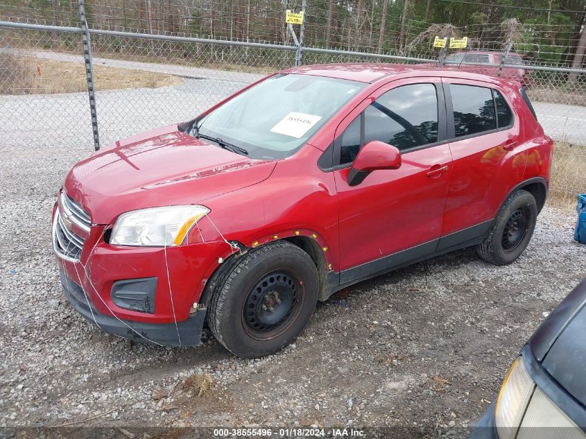 2015 CHEVROLET TRAX 1LS - KL7CJKSB9FB162112