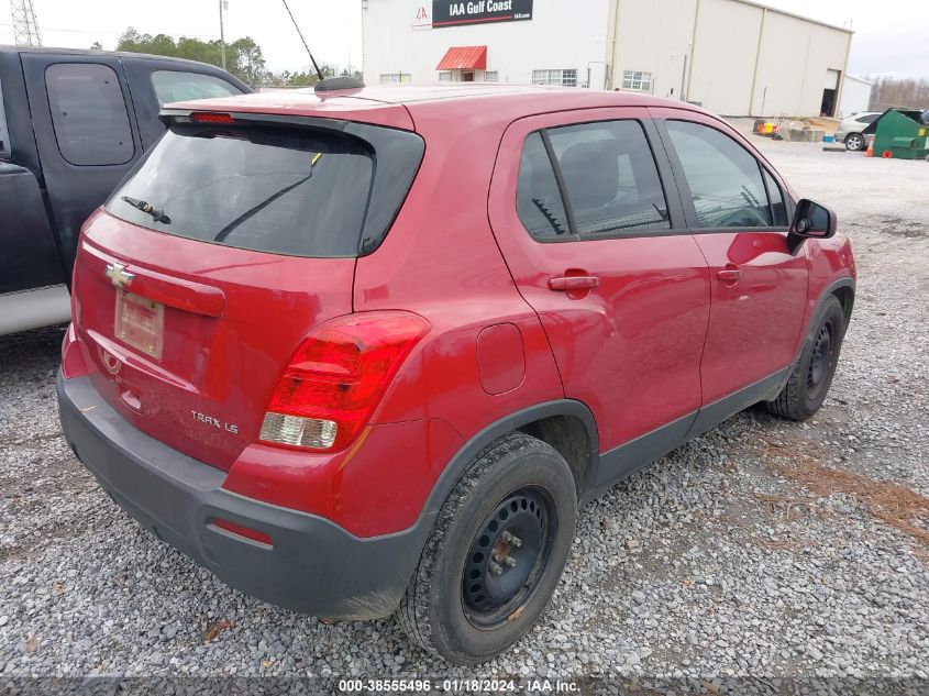 2015 CHEVROLET TRAX 1LS - KL7CJKSB9FB162112