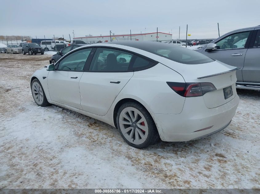 2021 TESLA MODEL 3 STANDARD RANGE PLUS REAR-WHEEL DRIVE - 5YJ3E1EA0MF052872