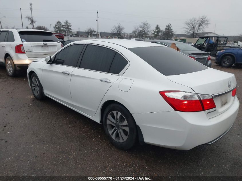 2013 HONDA ACCORD LX - 1HGCR2F33DA245277