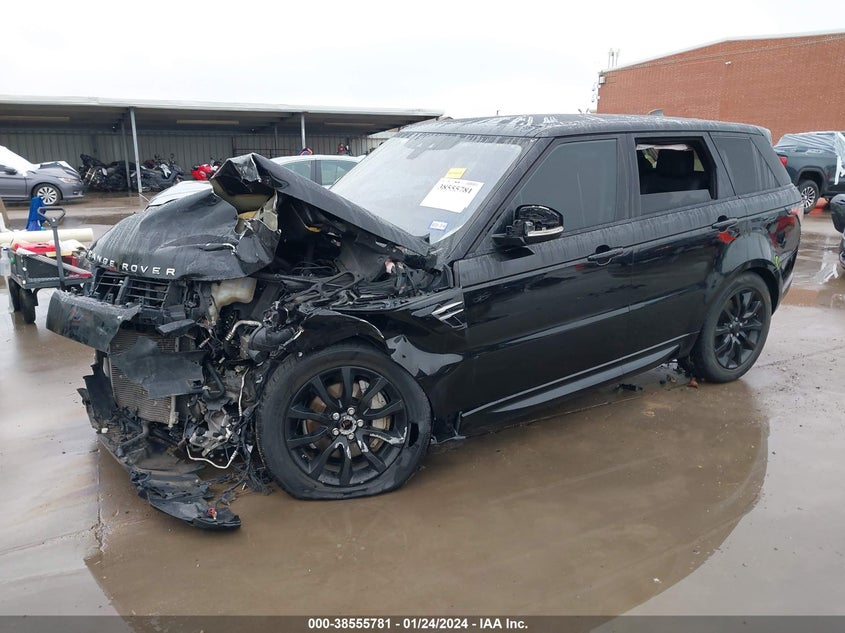 VIN SALWR2RVXKA818335 2019 LAND ROVER RANGE ROVER SPORT HSE