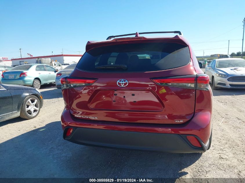 2022 TOYOTA HIGHLANDER XLE - 5TDGZRAHXN5545771