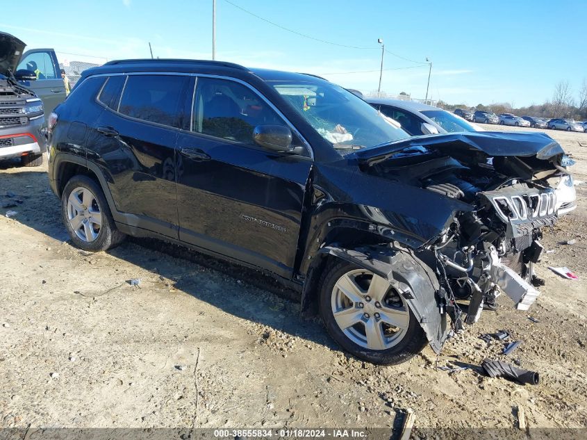 2022 JEEP COMPASS LATITUDE 4X4 - 3C4NJDBB5NT129645