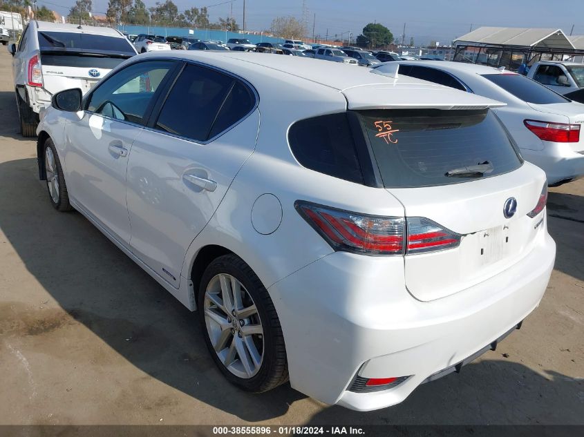2017 LEXUS CT 200H - JTHKD5BH5H2284009
