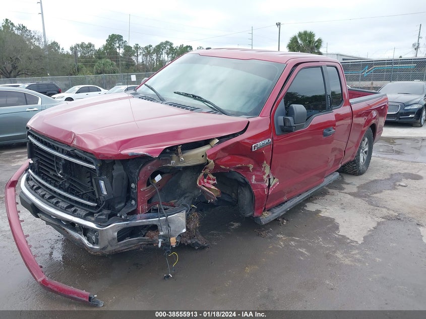 VIN 1FTEX1CP4JKD14207 2018 FORD F-150 XLT