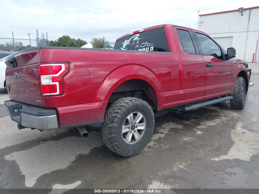 VIN 1FTEX1CP4JKD14207 2018 FORD F-150 XLT