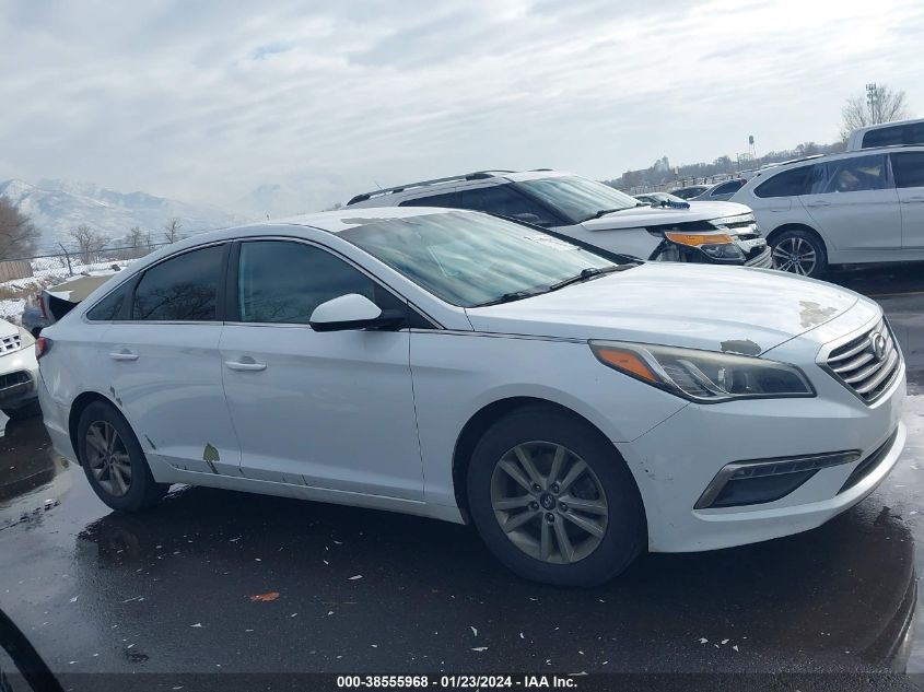 2015 HYUNDAI SONATA SE - 5NPE24AF8FH006439