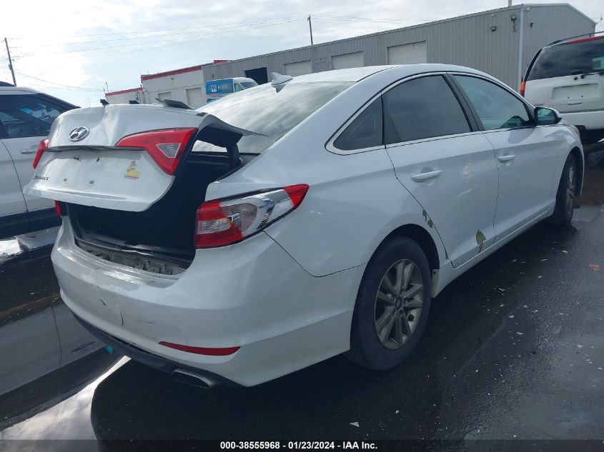 2015 HYUNDAI SONATA SE - 5NPE24AF8FH006439