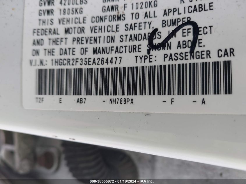2014 HONDA ACCORD LX - 1HGCR2F35EA264477