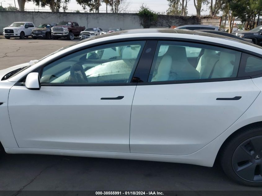 2022 TESLA MODEL 3 REAR-WHEEL DRIVE - 5YJ3E1EA5NF328982